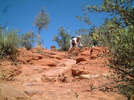 cairns mark the path